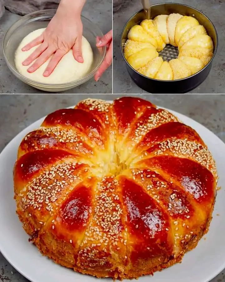 MILK BREAD WITH SESAME