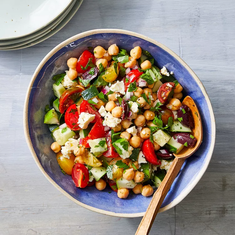 chopped salad with chickpeas olives feta 73c51cc8331147548d884fed2895e851