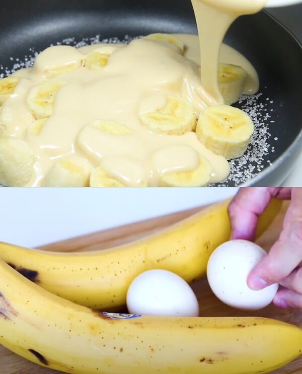 No-Oven Banana Egg Cakes