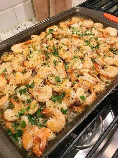 Garlic Parmesan Roasted Shrimp Recipe