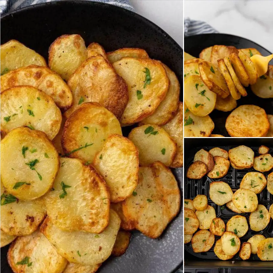 SLICED POTATOES IN THE AIR FRYER