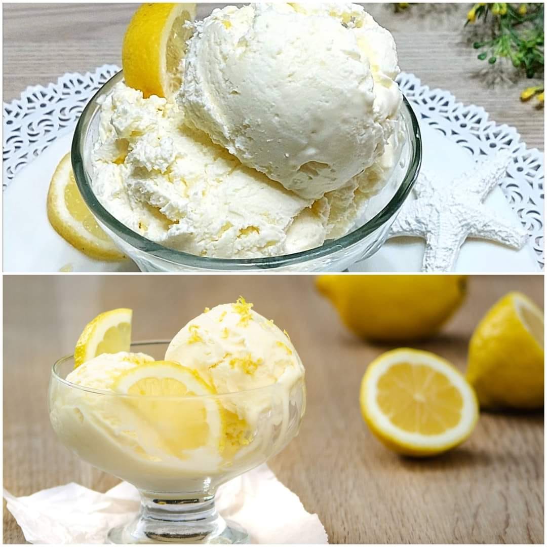 Effortless Lemon Ice Cream Sugar-Free Delight with Just Three Ingredients