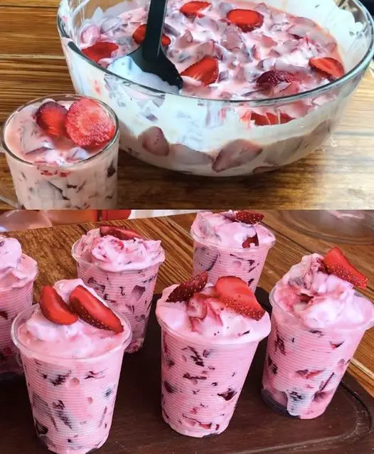 Weight Watchers Strawberry Yogurt Dessert