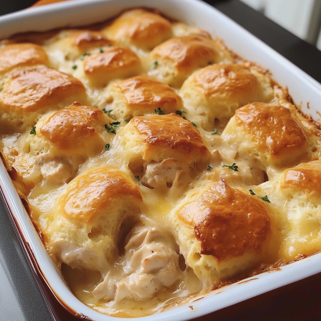 Chicken Bubble Biscuit Bake Casserole: A Comforting and Easy Family Meal