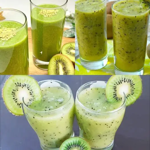 Kiwi Detox Drink Burn Belly Fat Cleanse The Colon And Lose Weight 