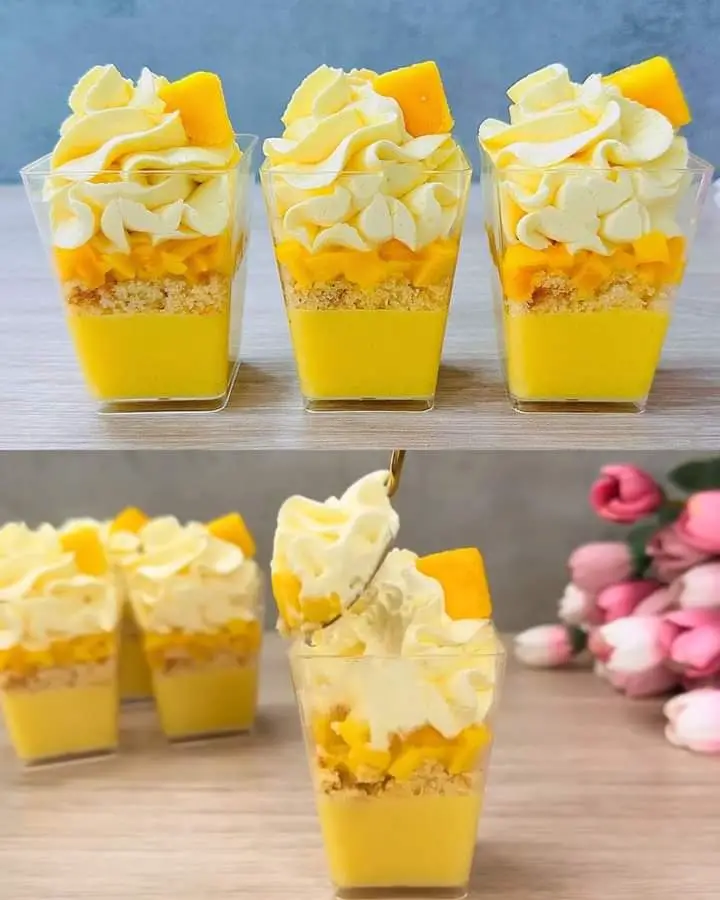 Mango Dessert Cups – No-Bake Delight