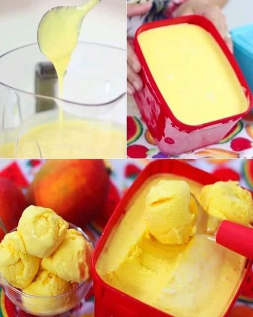 Mango ice cream