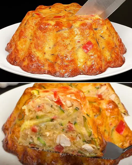 Savory Vegetable and Chicken Loaf: A Delicious and Nutritious Dish