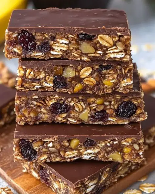 No-Bake Chocolate Nut Energy Bars: A Healthy and Delicious Snack