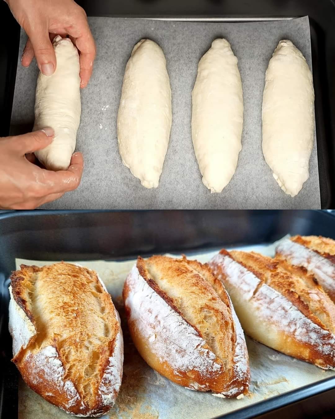 Crispy Crust, Soft Inside Bread Rolls