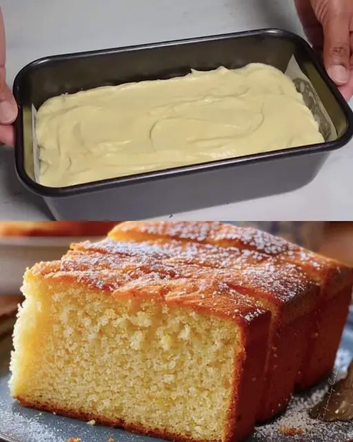 Here’s a super simple butter cake recipe for you: