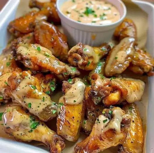 Alfredo Chicken Wings