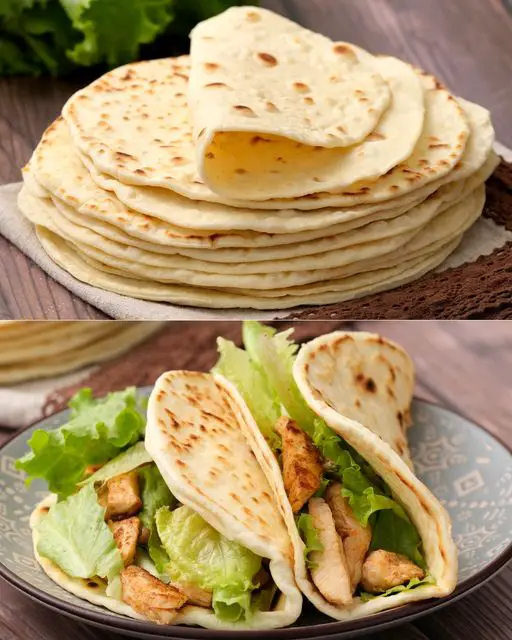 Homemade Flour Tortillas   read more on