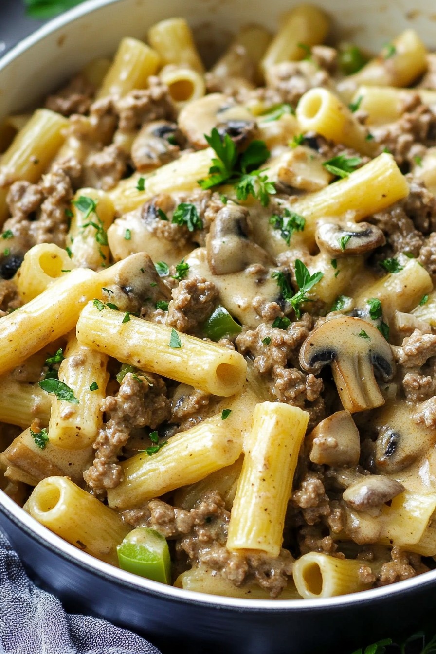 Philly Steak Pasta Recipe