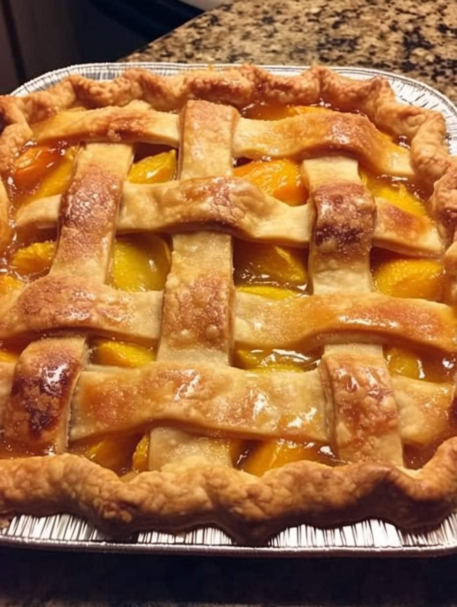 Grandma’s Peach Cobbler Pie