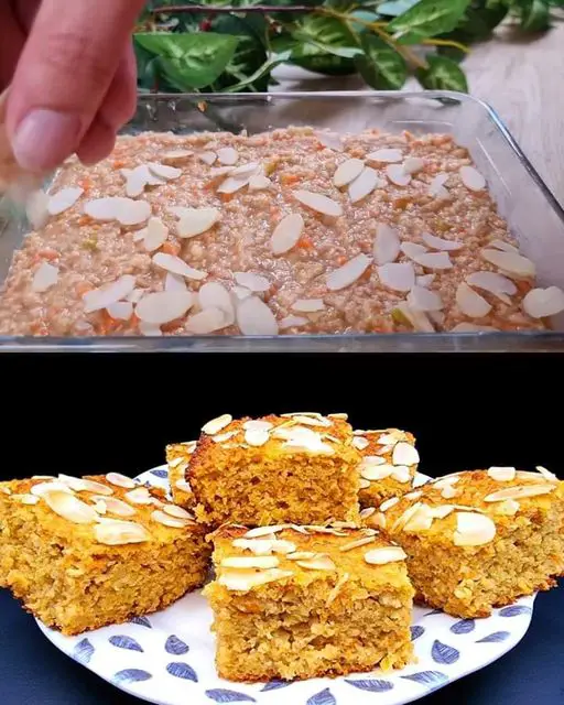 Carrot Apple Oat Cake Recipe