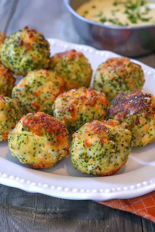 Baked Broccoli Cheese Balls