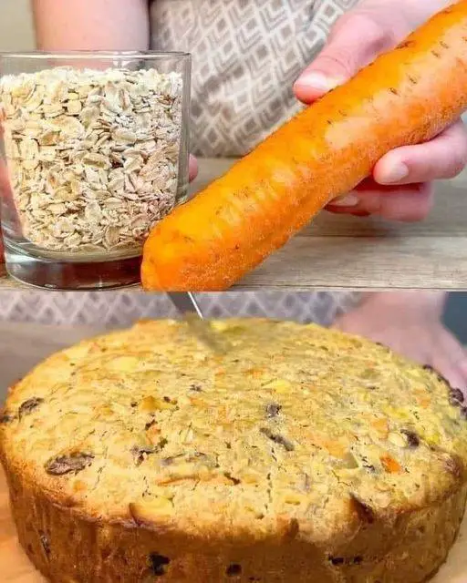 Oatmeal Apple Carrot Cake