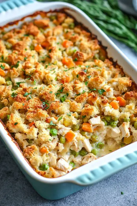 Chicken Stuffing Casserole Recipe