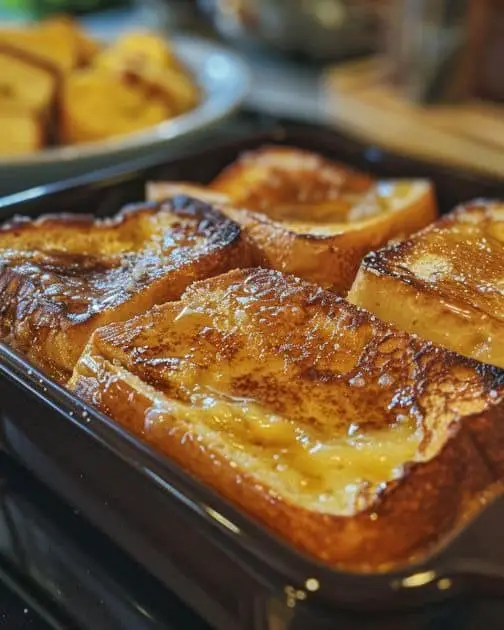 Caramelized Custard French Toast