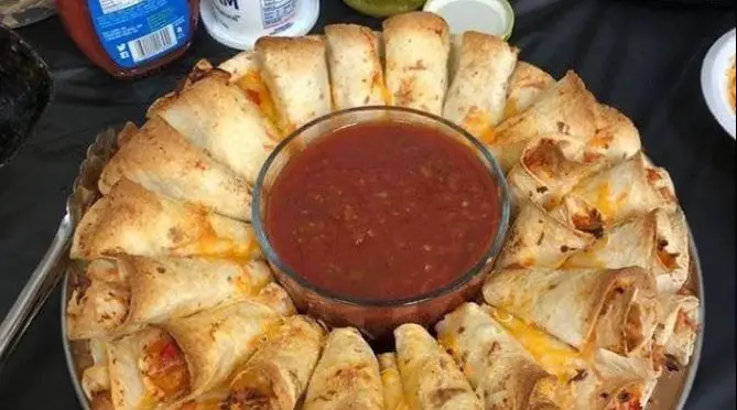 Blooming Quesadilla Ring