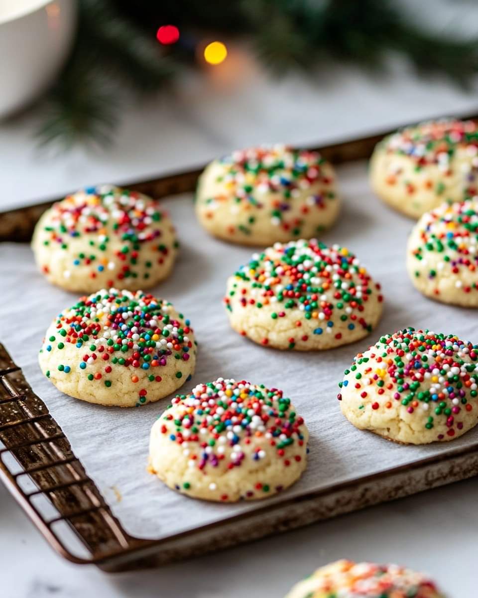 Christmas Sprinkle Cookie