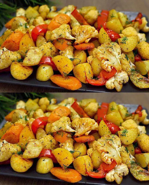 Potatoes with Vegetables in the Oven! Simple, Quick, and Very Tasty!