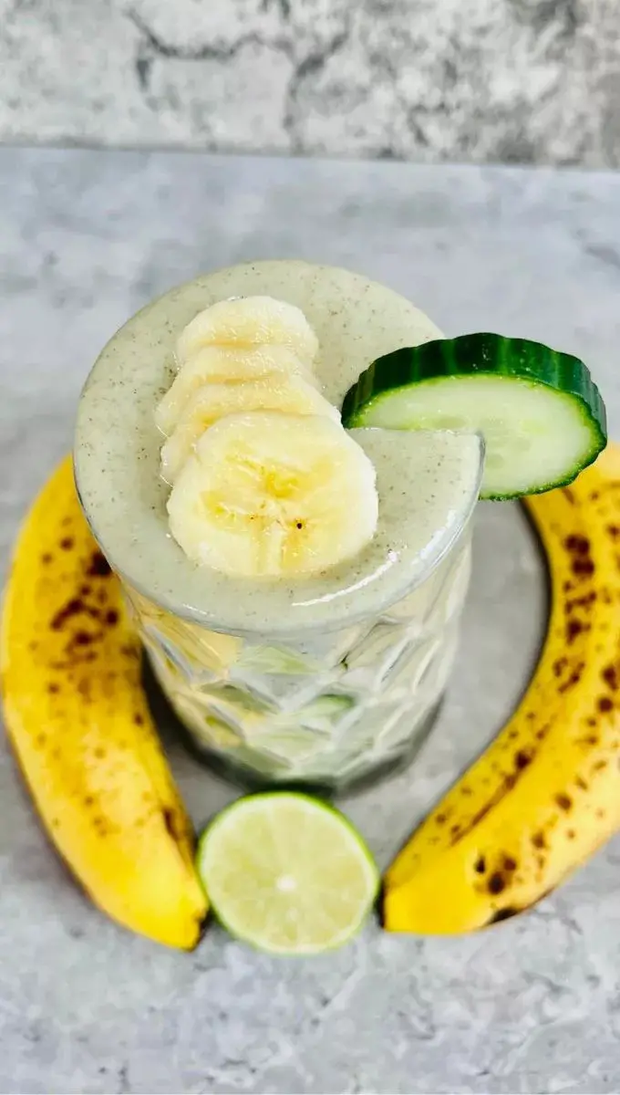 Cucumber Banana Smoothie (Weight-Loss)