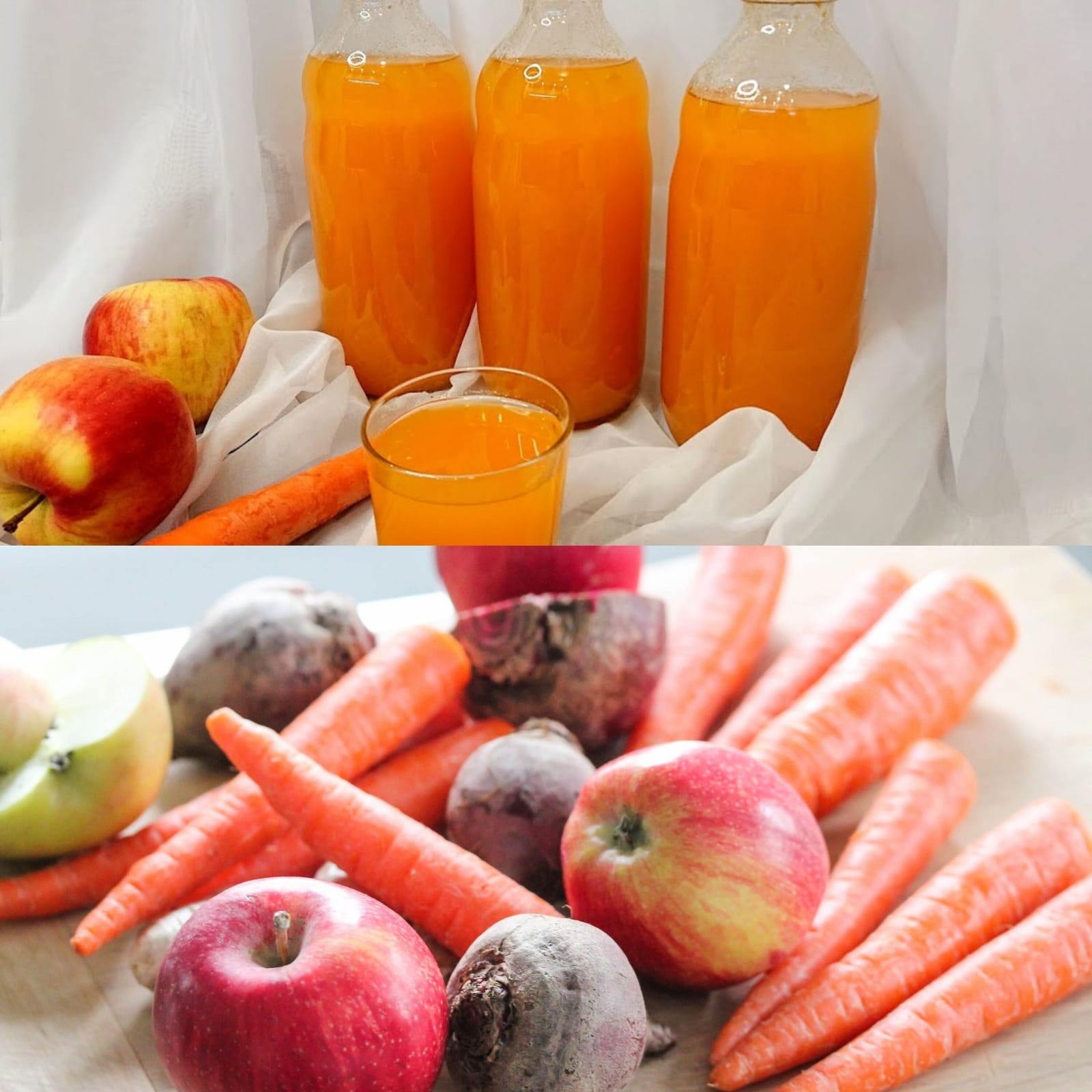 Homemade Apple and Carrot Juice Recipe