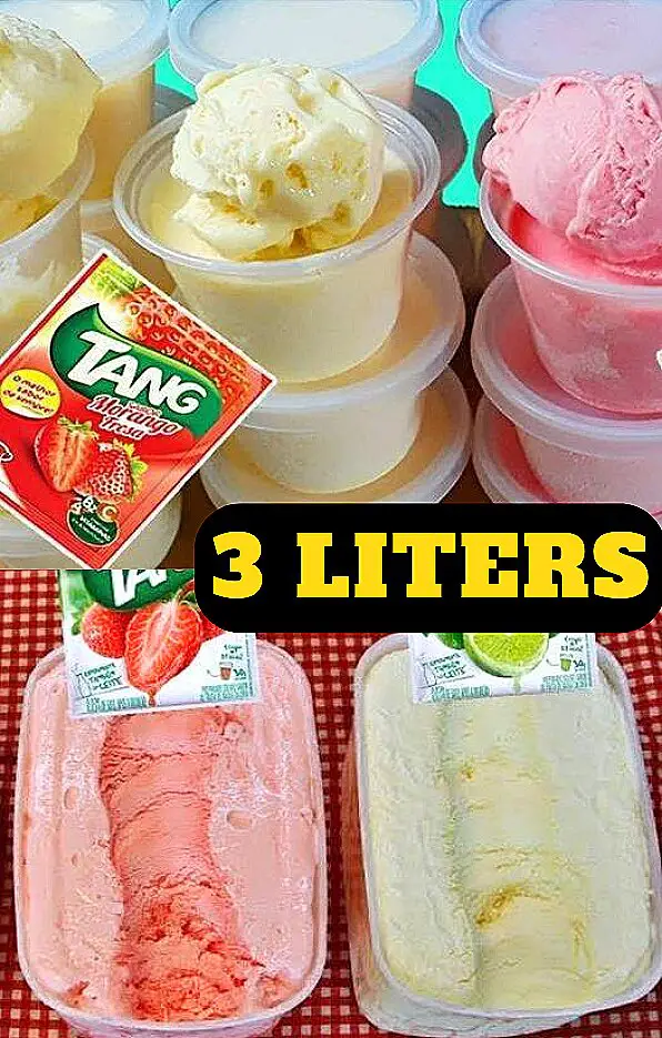 3-Liter Ice Cream: Quick and Easy Recipe with Few Ingredients