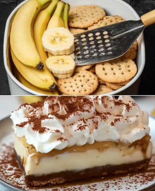 Amazingly Delicious No-Bake Banana Dessert in Just 5 Minutes