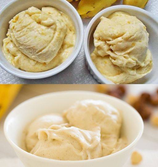 1-ingredient ice cream dessert: simple and healthy recipe