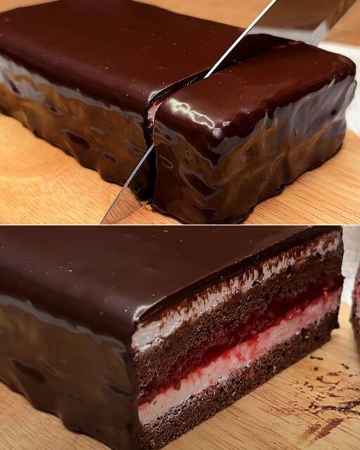 Raspberry Chocolate Layer Cake Recipe