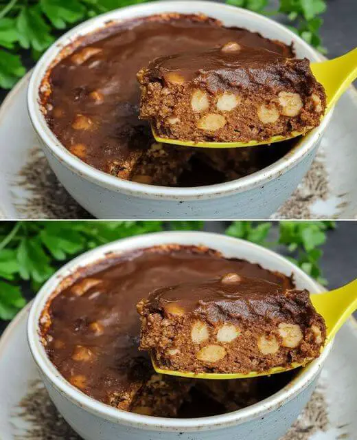 Oat-Chocolate Mug Cake (Microwave or Oven)