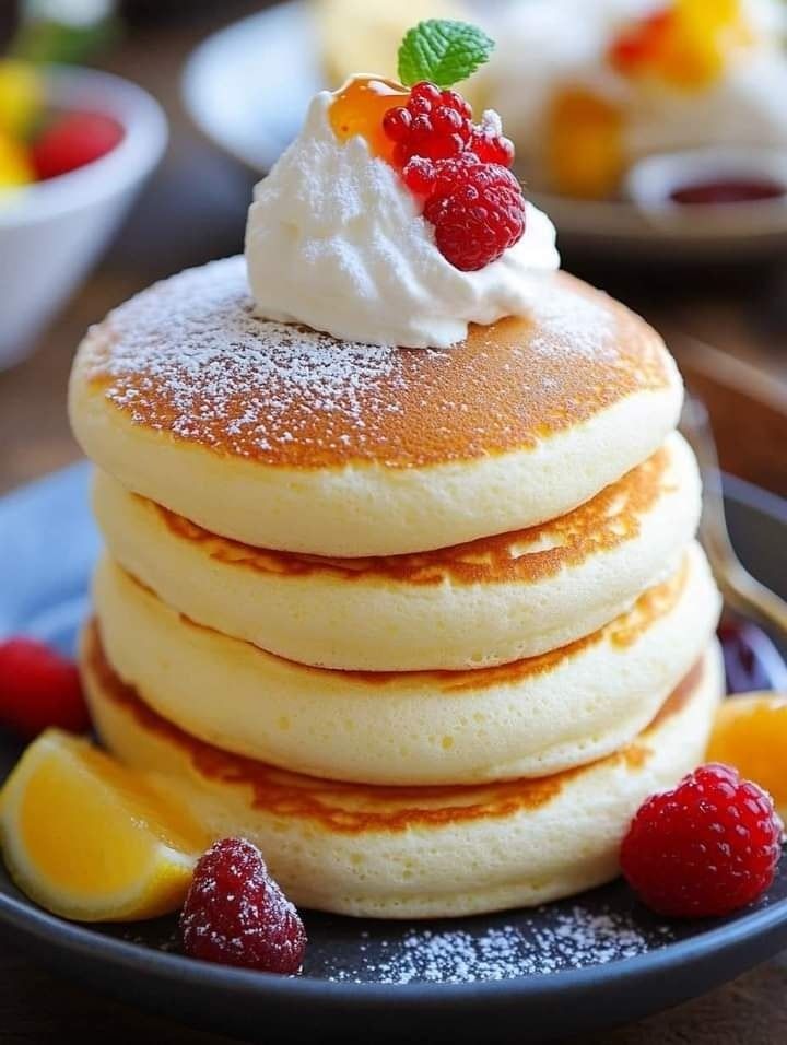 Fluffy Japanese Soufflé Pancakes recipe