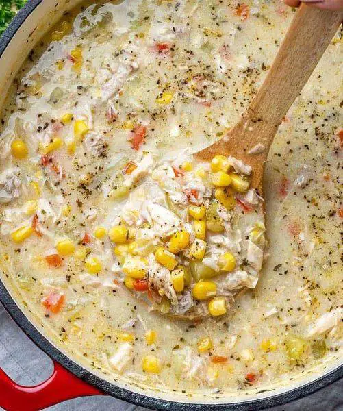 Yummy Chicken Corn Chowder Soup