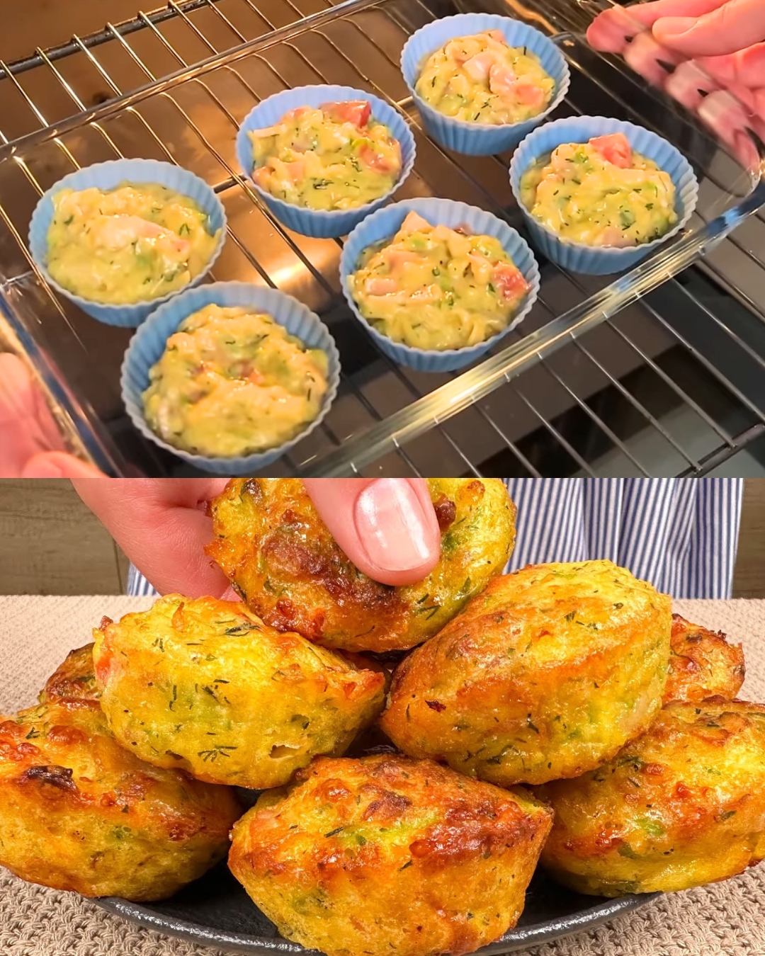 Savory Zucchini & Potato Muffin