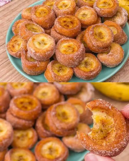 Banana Fritters with Cinnamon-Sugar Coating