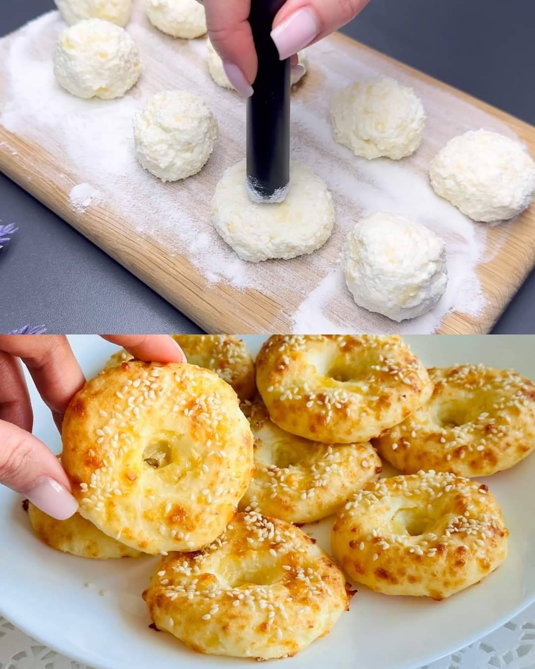 Cottage Cheese Bagels