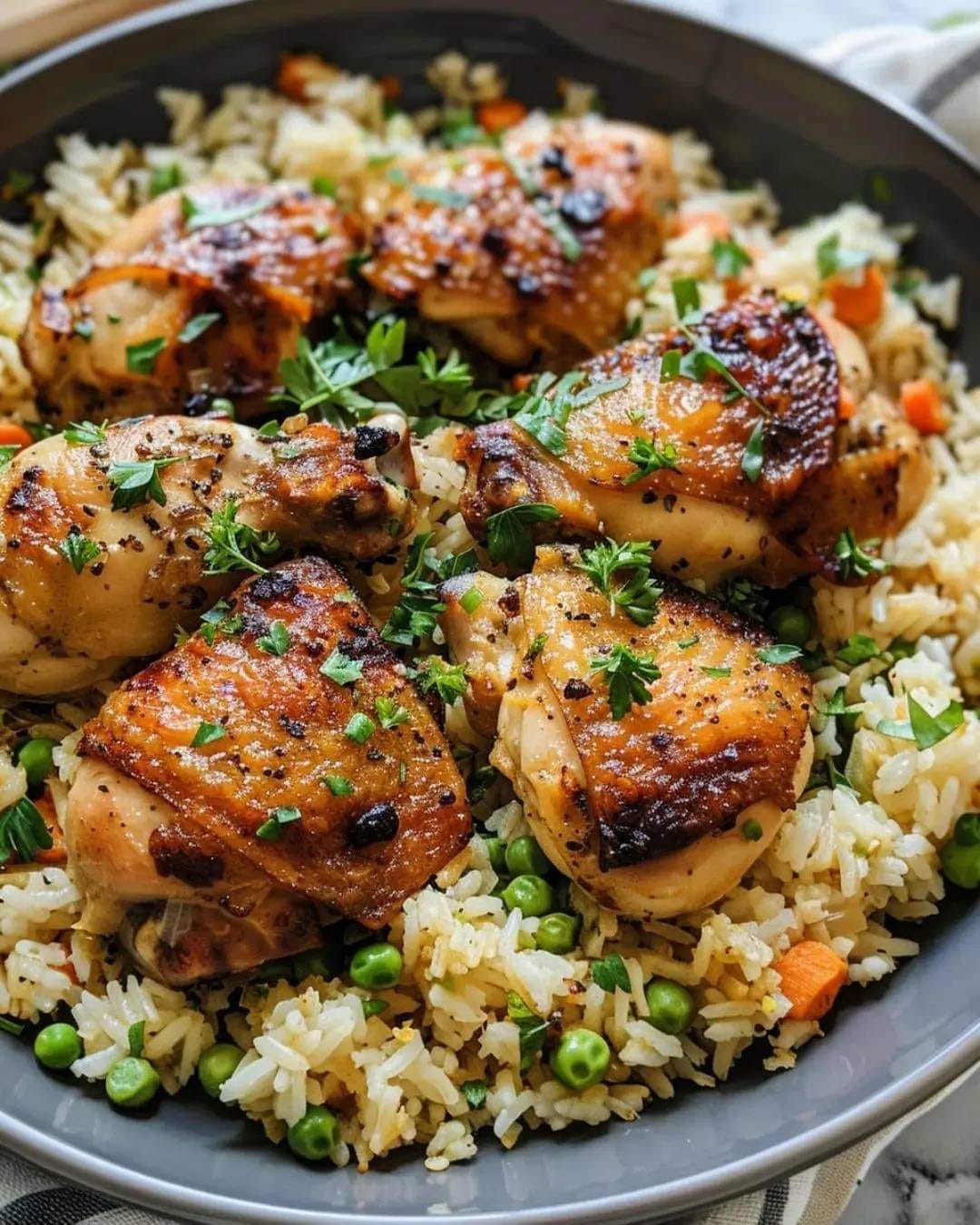 Oven Baked Chicken and Rice