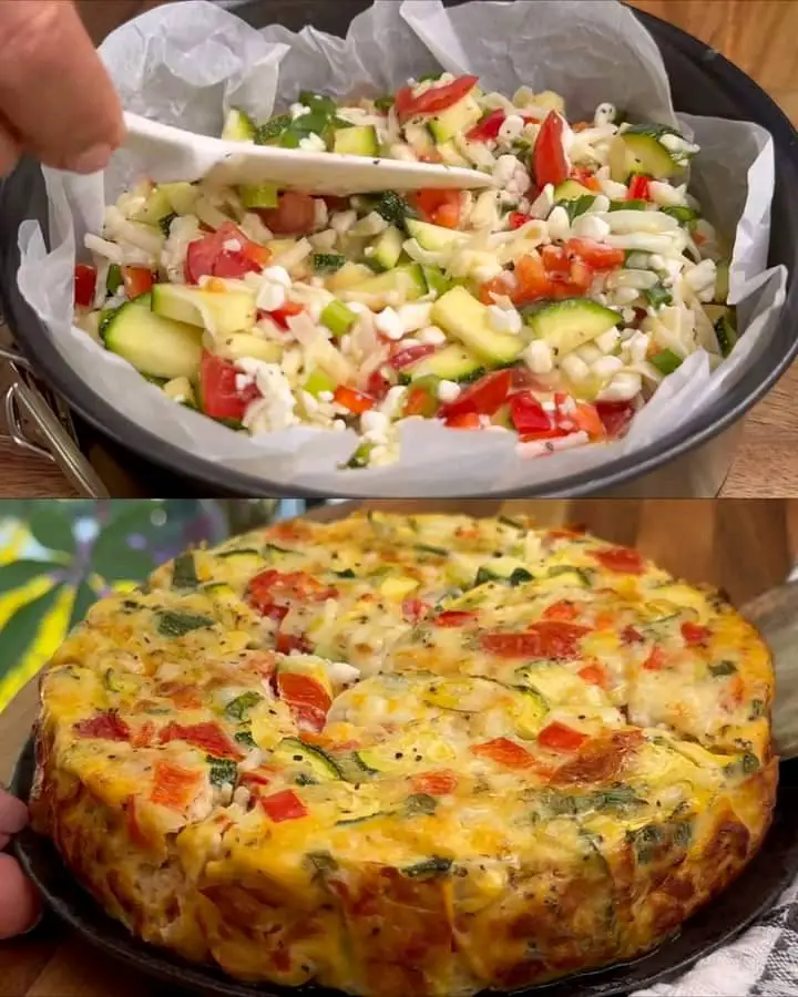 Baked Zucchini and Cottage Cheese Casserole