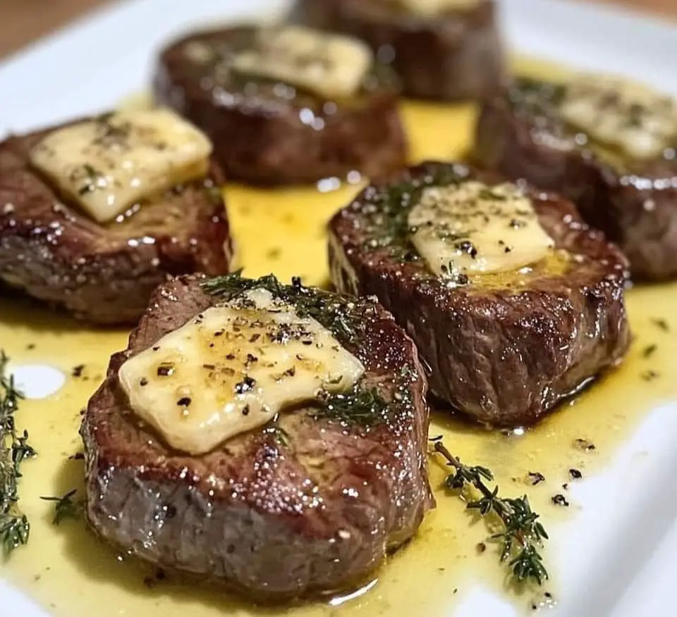 Savory Garlic Butter Beef Medallions