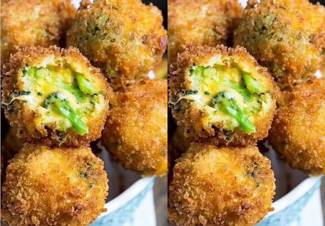 baked broccoli cheese balls