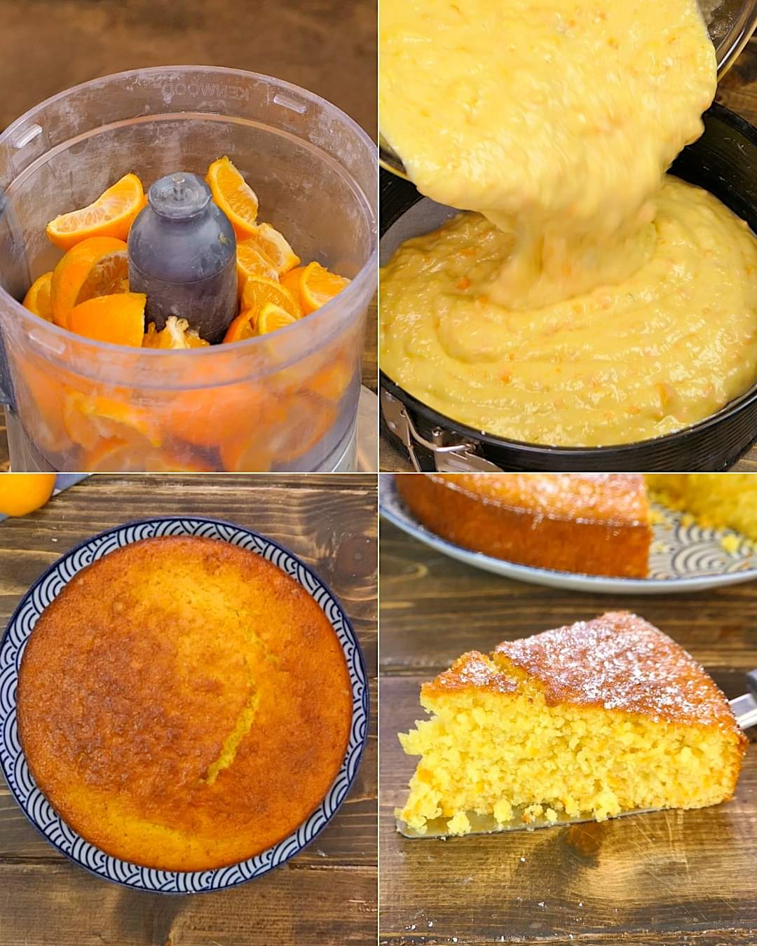 TANGERINE CAKE AND MAGIC RICOTTA CAKE WITH LEMON ZEST