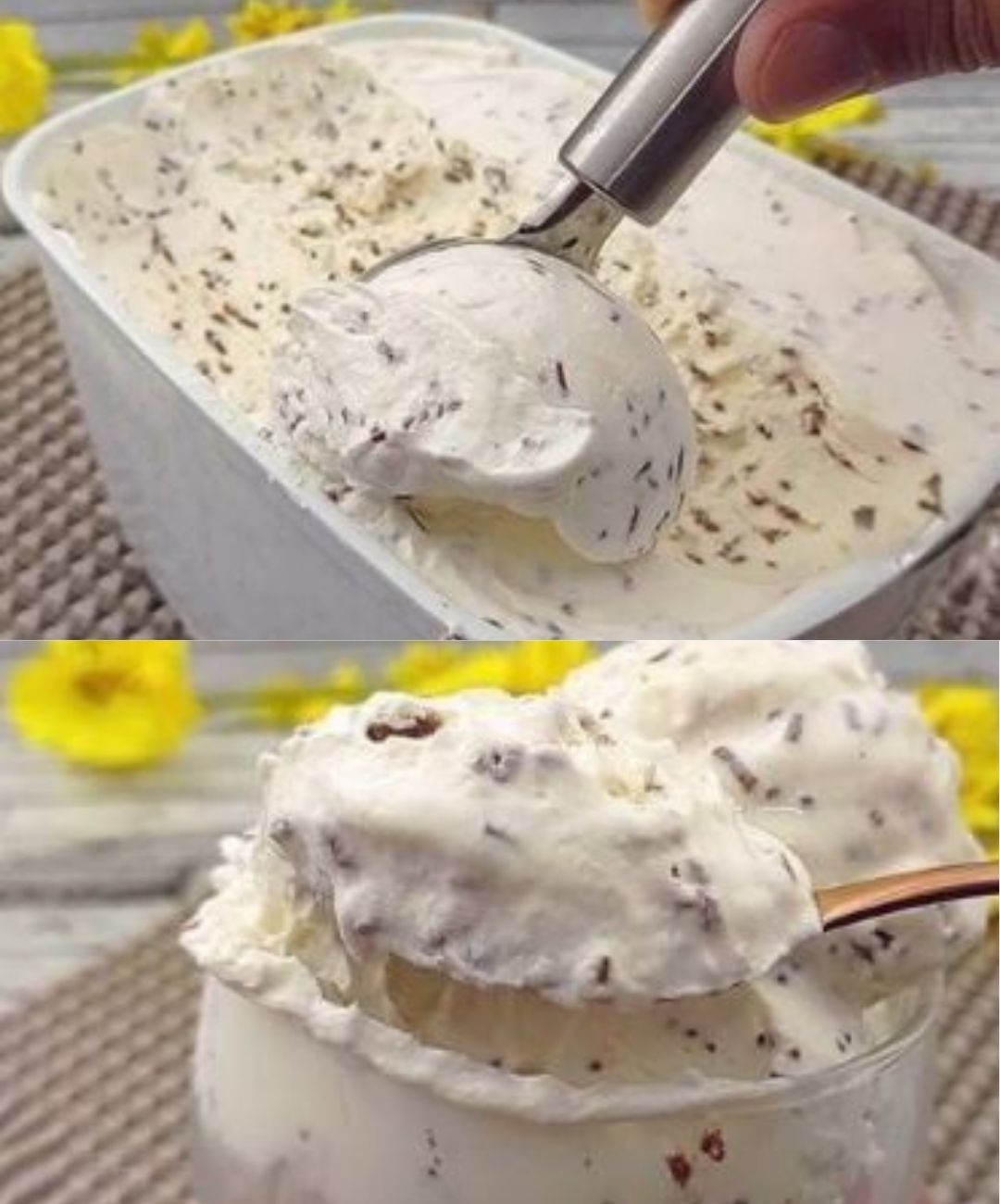 Flakes Ice Cream with 3 Simple Ingredients