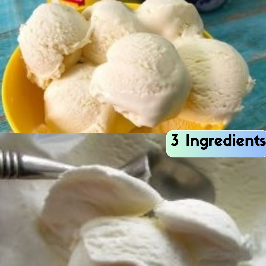 Easy recipe with 3 ingredients, Quick and simple dessert