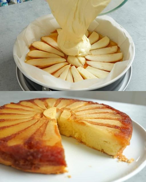 Caramelized Pear Upside-Down Cake