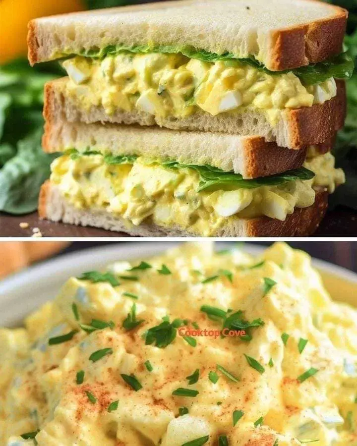 Sandwich with egg salad