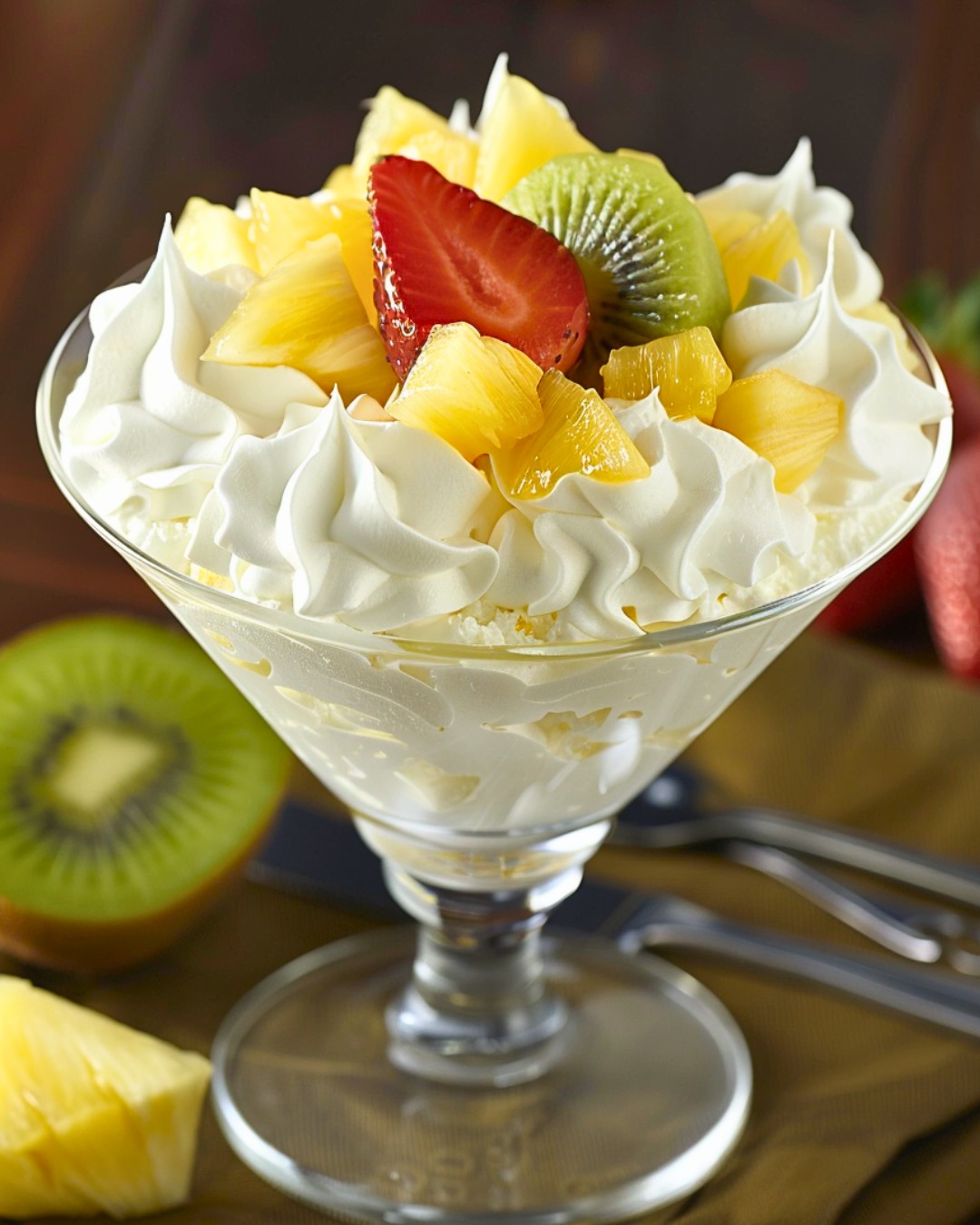 Tropical Cheesecake Fruit Dip