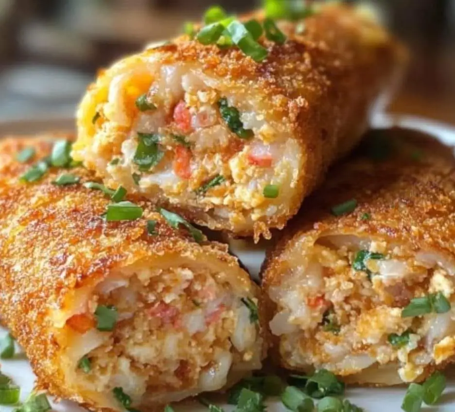 Crab Cake Egg Rolls Recipe